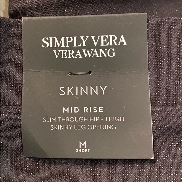 Simply Vera Wang The Polished Twill Pant NWT - Picture 3 of 4